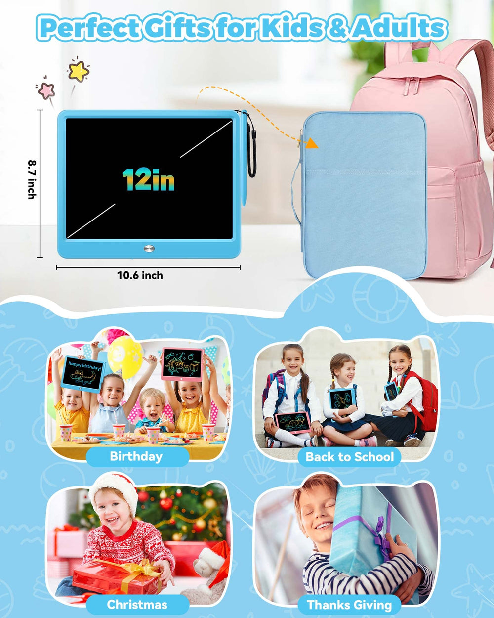 KOKODI multifunction memo board supports notes and quick games.