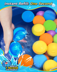 KOKODI self-sealing water balloons reduce waste and cleanup after play.