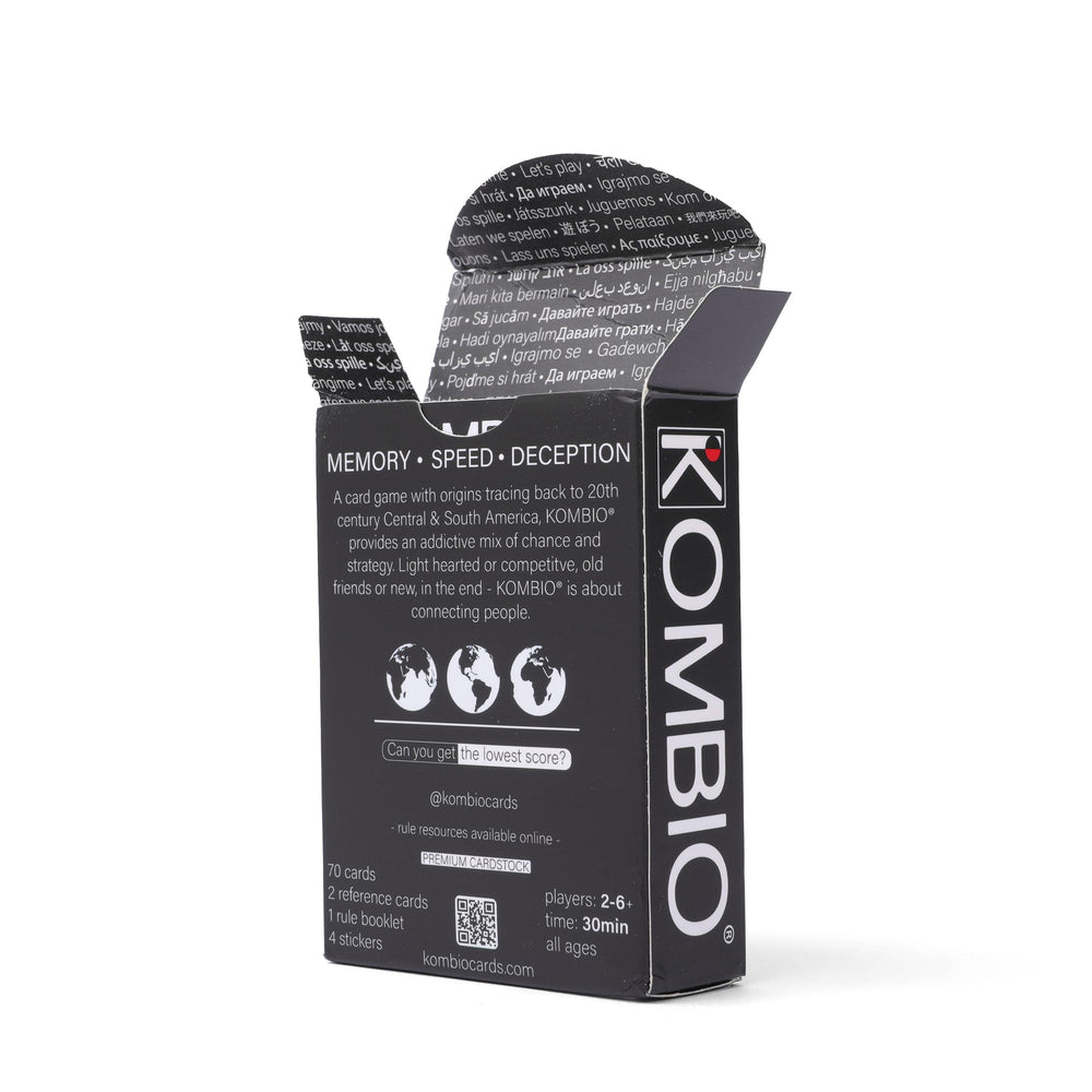 KOMBIO stickers included for customization and gifting appeal.
