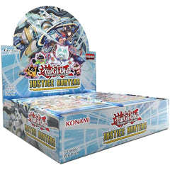 Konami Yu-Gi-Oh Justice Hunters booster box front β sealed packaging for collectors