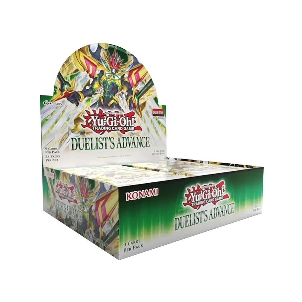 Konami Yu-Gi-Oh Duelist's Advance sealed booster box ideal for collectors and deck builders.