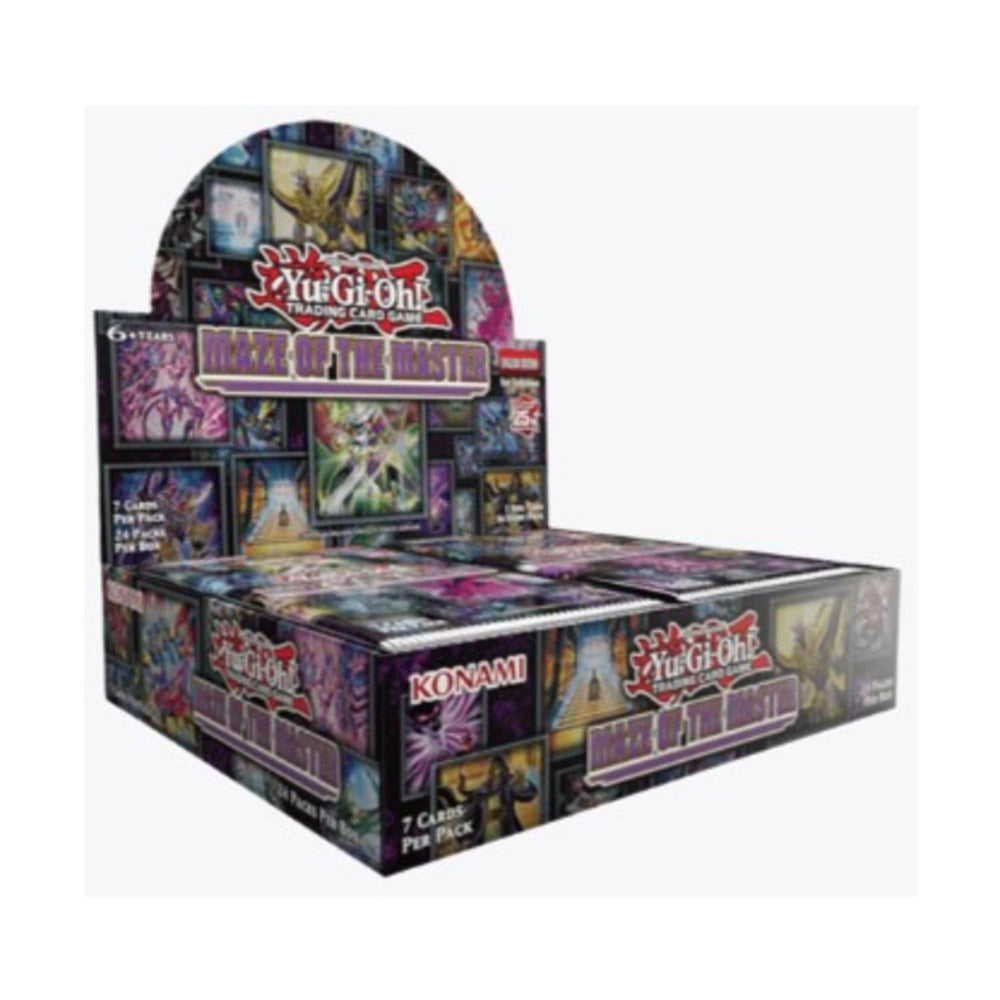 Konami Yu-Gi-Oh Maze of the Master booster pack art featuring Egyptian themed cards