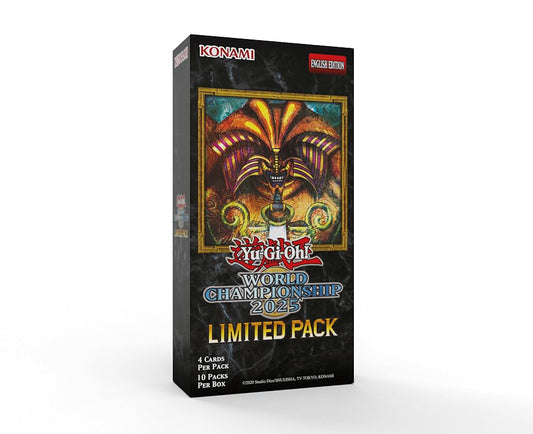 Konami Yu-Gi-Oh! WCS 2025 Limited Pack booster box front view for collectors.