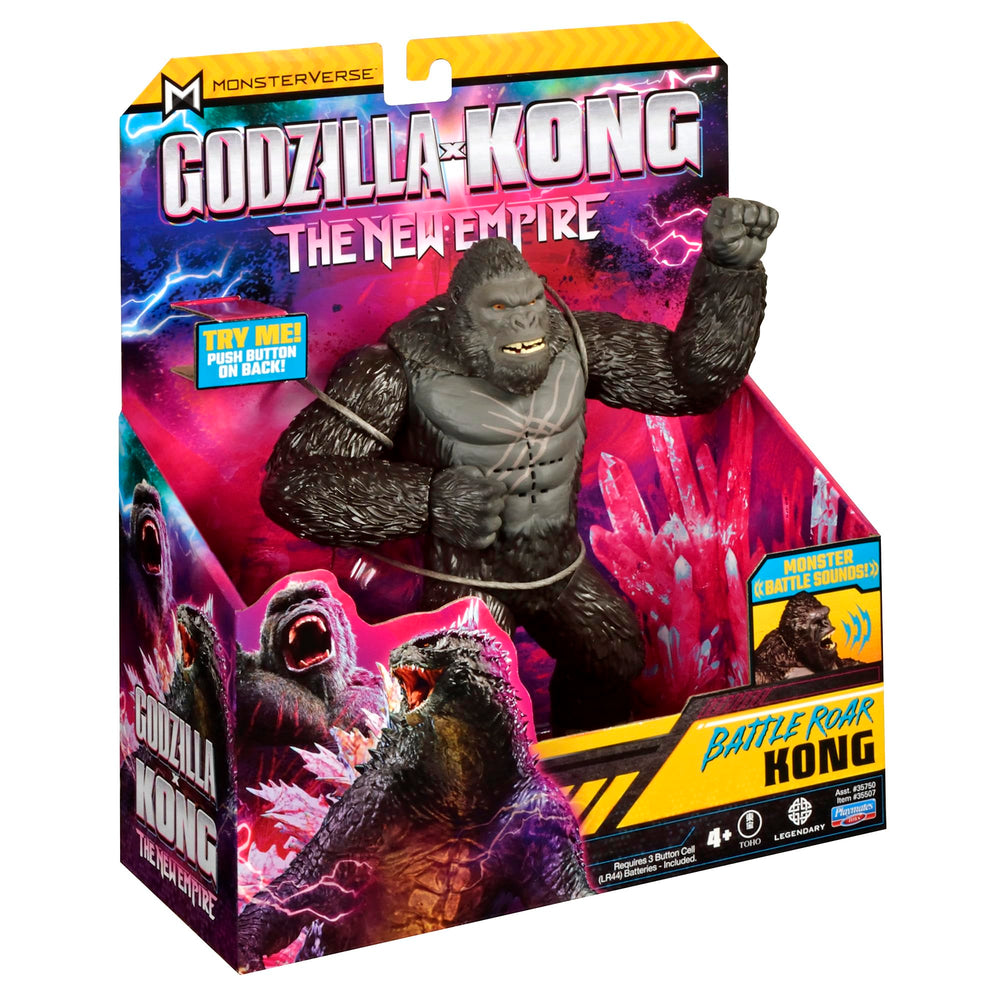 Movie-inspired detailing brings a collectible-quality likeness to Kong figure.