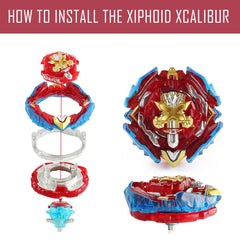 Konikiwa Xiphoid Excalibur included for enhanced battle options.