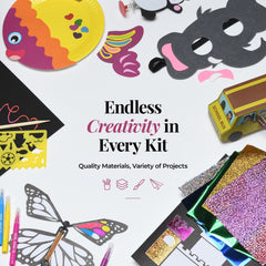 Kool Krafts travel-friendly kit designed for on-the-go crafts.