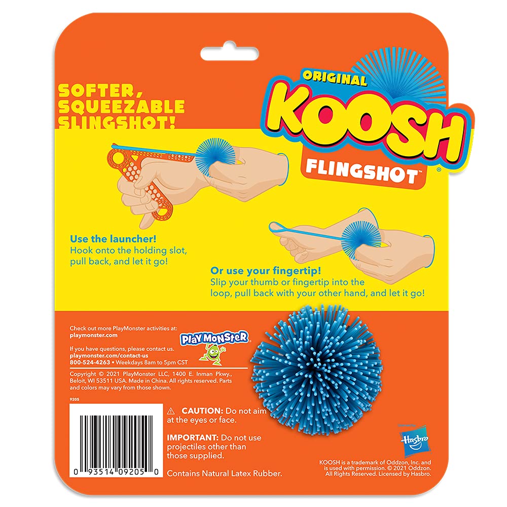 Koosh Flingshot indoor-outdoor play: versatile toy for any space.
