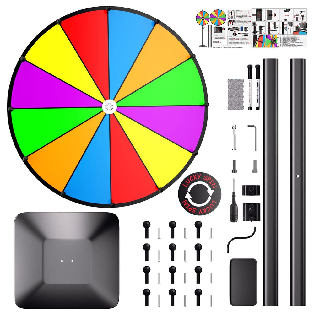 KOOV prize wheel ideal for tradeshows, carnivals, and parties