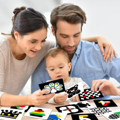 Kopokita visual-stimulation flashcards for newborn play and early exploration