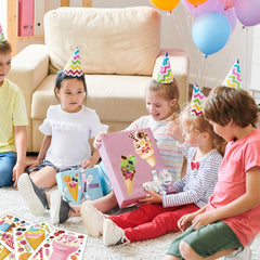Kopokita easy-peel vinyl stickers simplify craft sessions for kids.