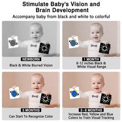 Kopokita flashcards with red yellow blue accents for bright attention and engagement