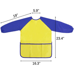 Kopokita art smock long sleeves protecting clothes during painting sessions.