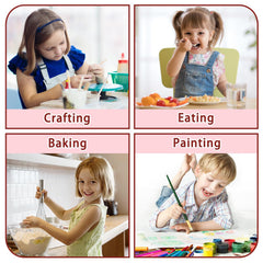 Kopokita Kids Art Smock versatile for painting, crafts, cooking and more.