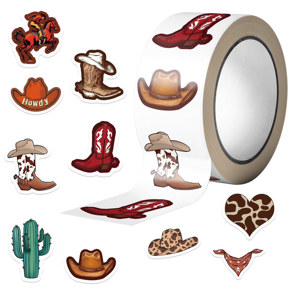 KOPTOP Western classroom rewards stickers motivate kids with western themes