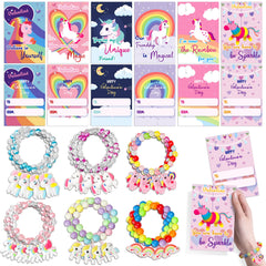 kortes unicorn valentines cards displaying colorful designs for classroom exchanges and gifting