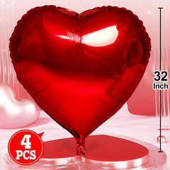Kortes valentine heart balloon kit enhances intimate date night decor