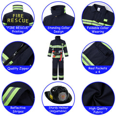 Kosgraiy firefighter costume axe for authentic pretend play