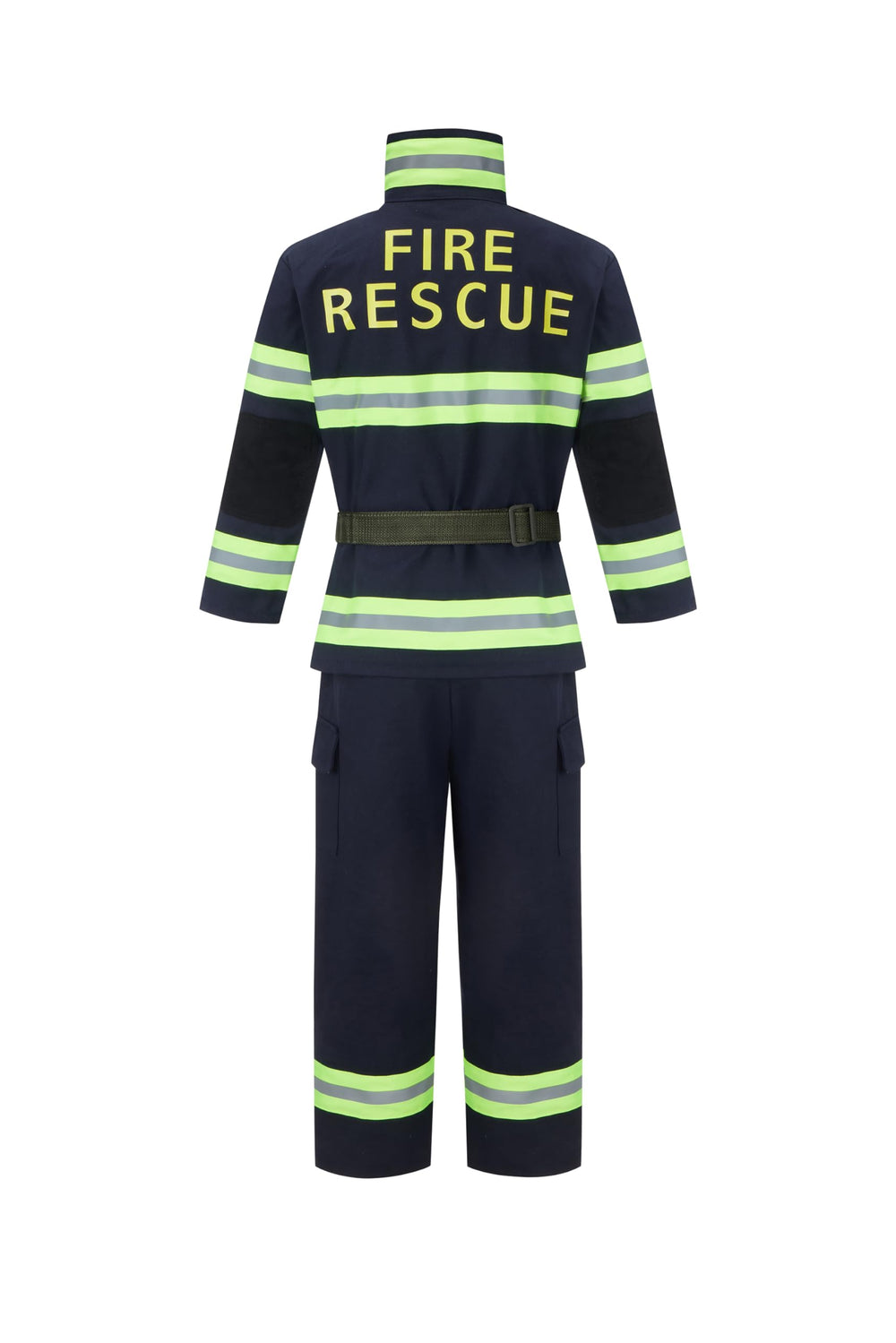 Kosgraiy firefighter helmet with fluorescent strip for high visibility
