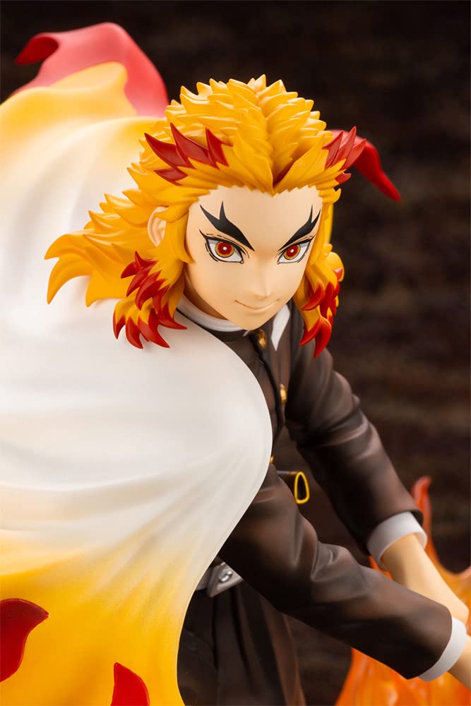 Kotobukiya PP927 Demon Slayer Kyojuro Rengoku figure close-up paints and craftsmanship
