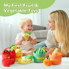 Koty crinkly lettuce toy provides multisensory texture for exploration.