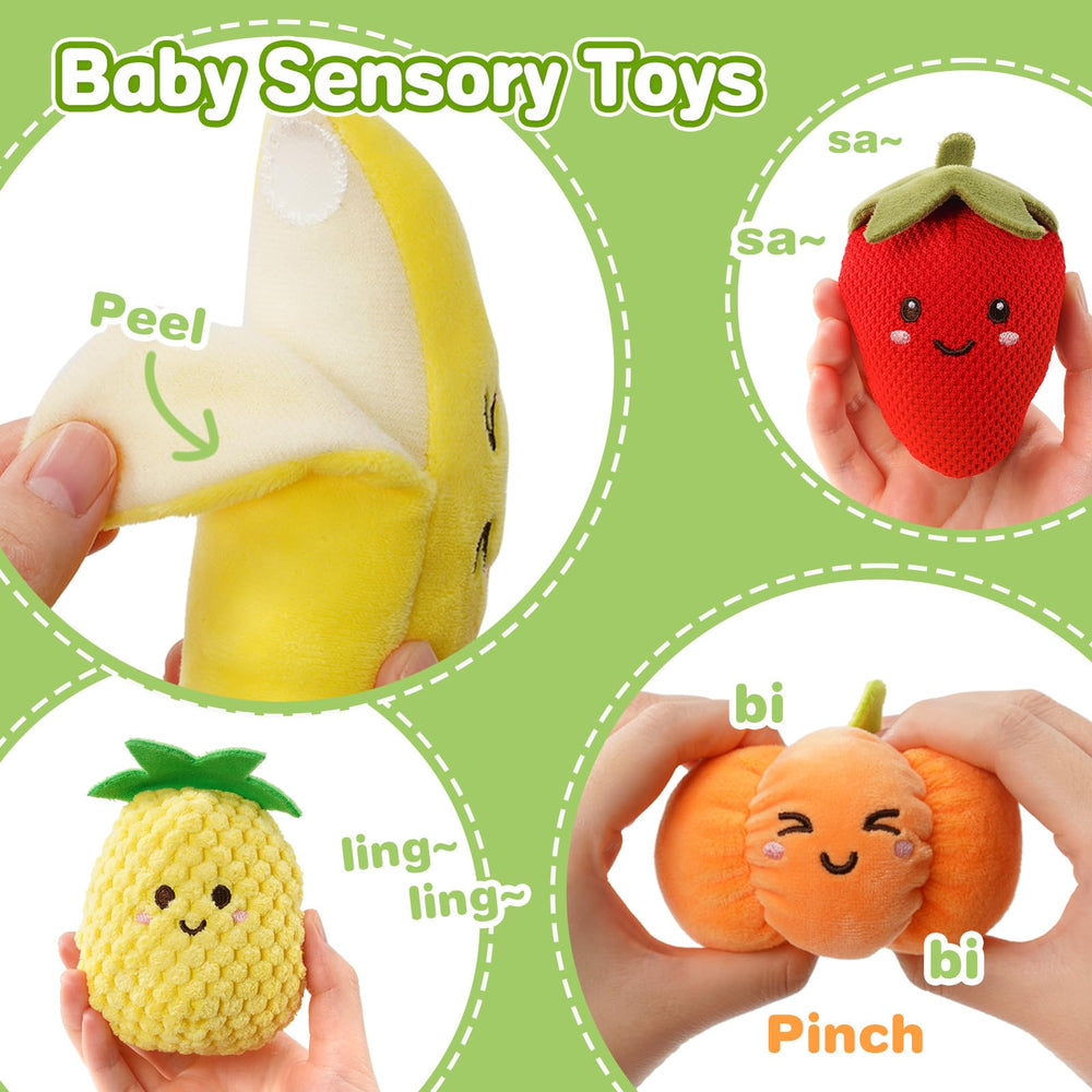 Koty soft fabric play set is durable and baby-safe.