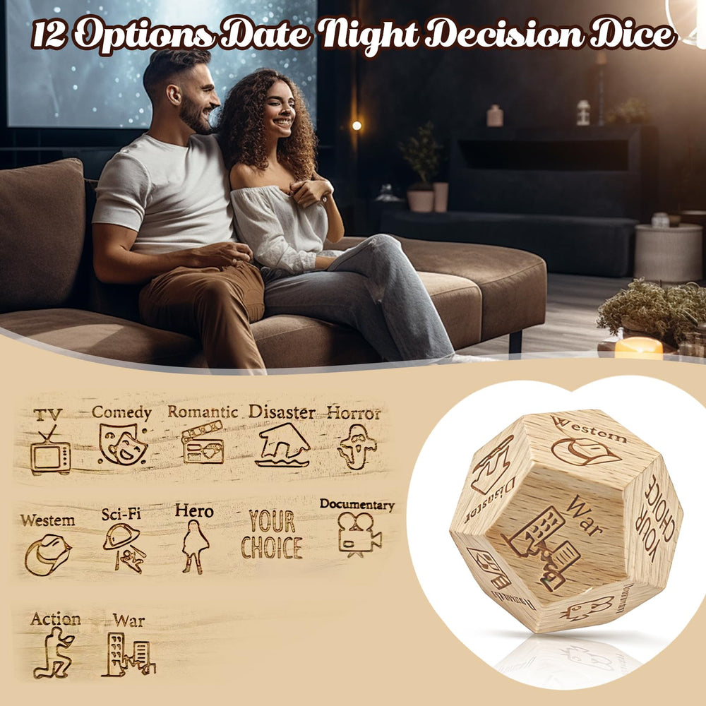 kowgical movie night dice pack held for spontaneous date ideas