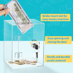 Kozsort Large-capacity savings box holds money for future goals.