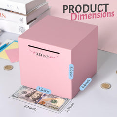 Kozsort unbreakable metal savings bank highlights durability and long-term storage.