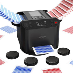 KPAW MAX 6 shuffler-dealer front view enables smooth automatic dealing