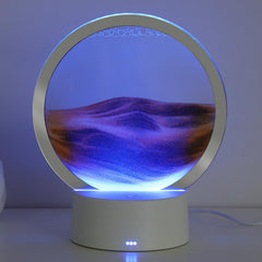 KPNUWN moving sand art with a 3D deep-sea sandscape for calm desk focus