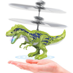 KPPIT dinosaur toy flying ball with LED lights for eye-catching night play.