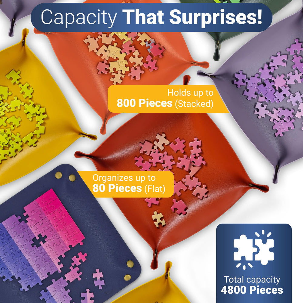 Kraftex trays laid flat for compact storage and transport
