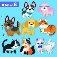 KRAFUN beginner sewing projects guide kids through easy, enjoyable plush crafts.