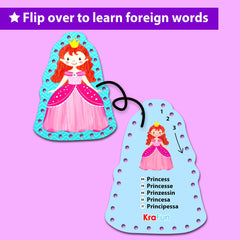 KRAFUN Lacing Cards Kit Box with tools and instructions for easy start.