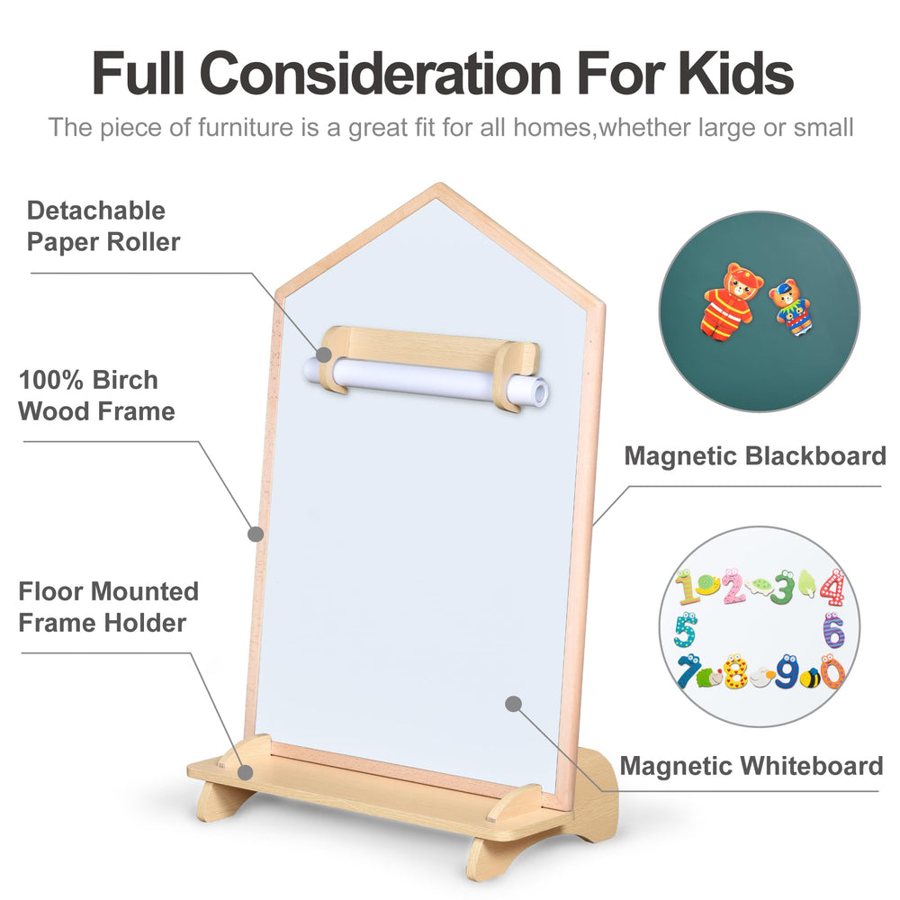 KRAND extra-large kids art easel suits group drawing.