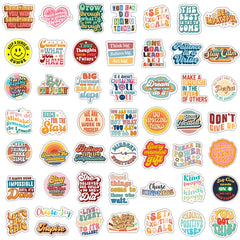 Krazy4K motivational stickers used to decorate laptops and notebooks with positive vibes.