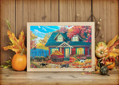 Kribin high quality cardboard puzzle ensures sturdy pieces and a satisfying fit