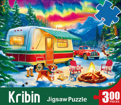 Kribin high-quality cardboard puzzle ensures tight piece connections.