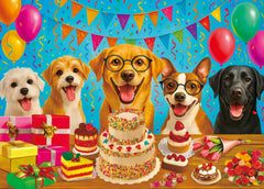 Kribin puppy birthday puzzle 300-piece for family fun