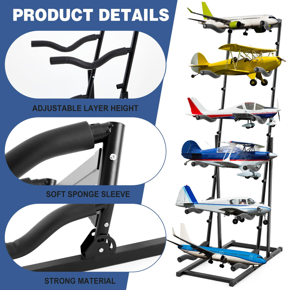 Kritkin RC Airplanes Foam pads protect delicate models during display.