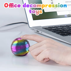 Kryfa rainbow kinetic desk toy highlights vibrant color and sensory play.
