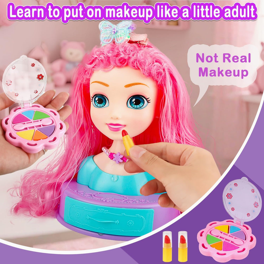 Kryonixty makeup case and powder case for imaginative salon play