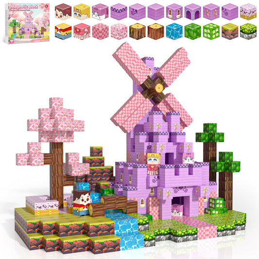 Kryzomat magnetic castle blocks for imaginative castle-building play