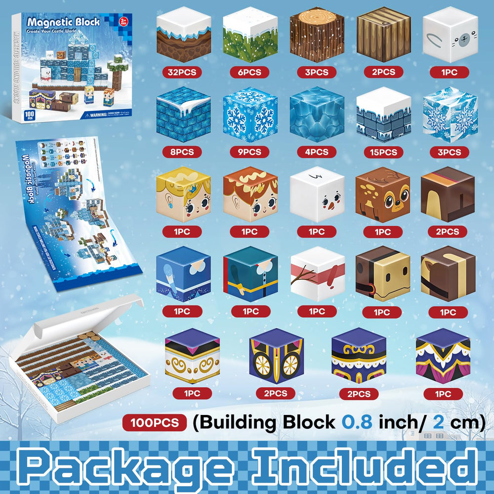 Kryzomat magnetic building tiles secure stable 3D designs for creative projects