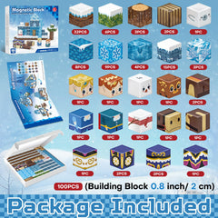 Kryzomat magnetic building tiles secure stable 3D designs for creative projects