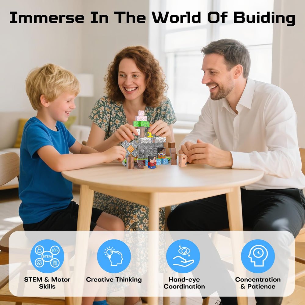 Children develop STEM skills with Kryzomat blocks through hands-on exploration