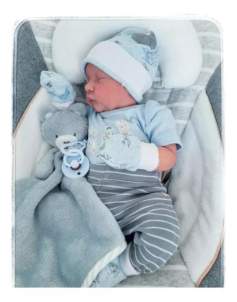 KSBD Levi soft cloth body and vinyl limbs for cozy hugging.