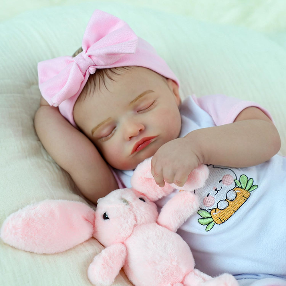 KSBD Rosalie face close-up with lifelike features for gentle play