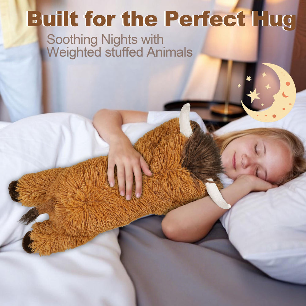 Ksidzas 4 lb weighted plush delivers a comforting hug and gentle pressure