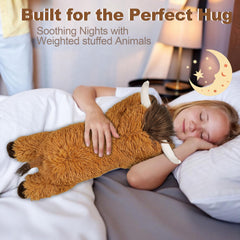 Ksidzas 4 lb weighted plush delivers a comforting hug and gentle pressure